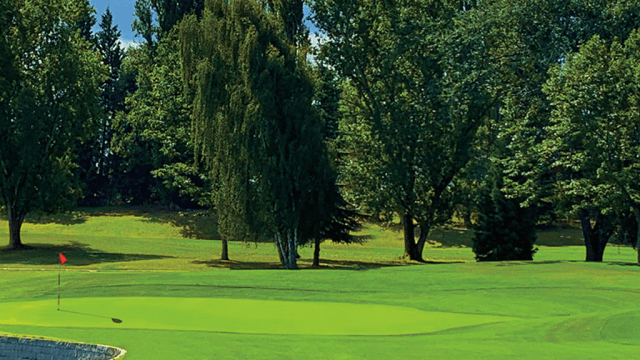 Hole on Legion Golf Course fairway