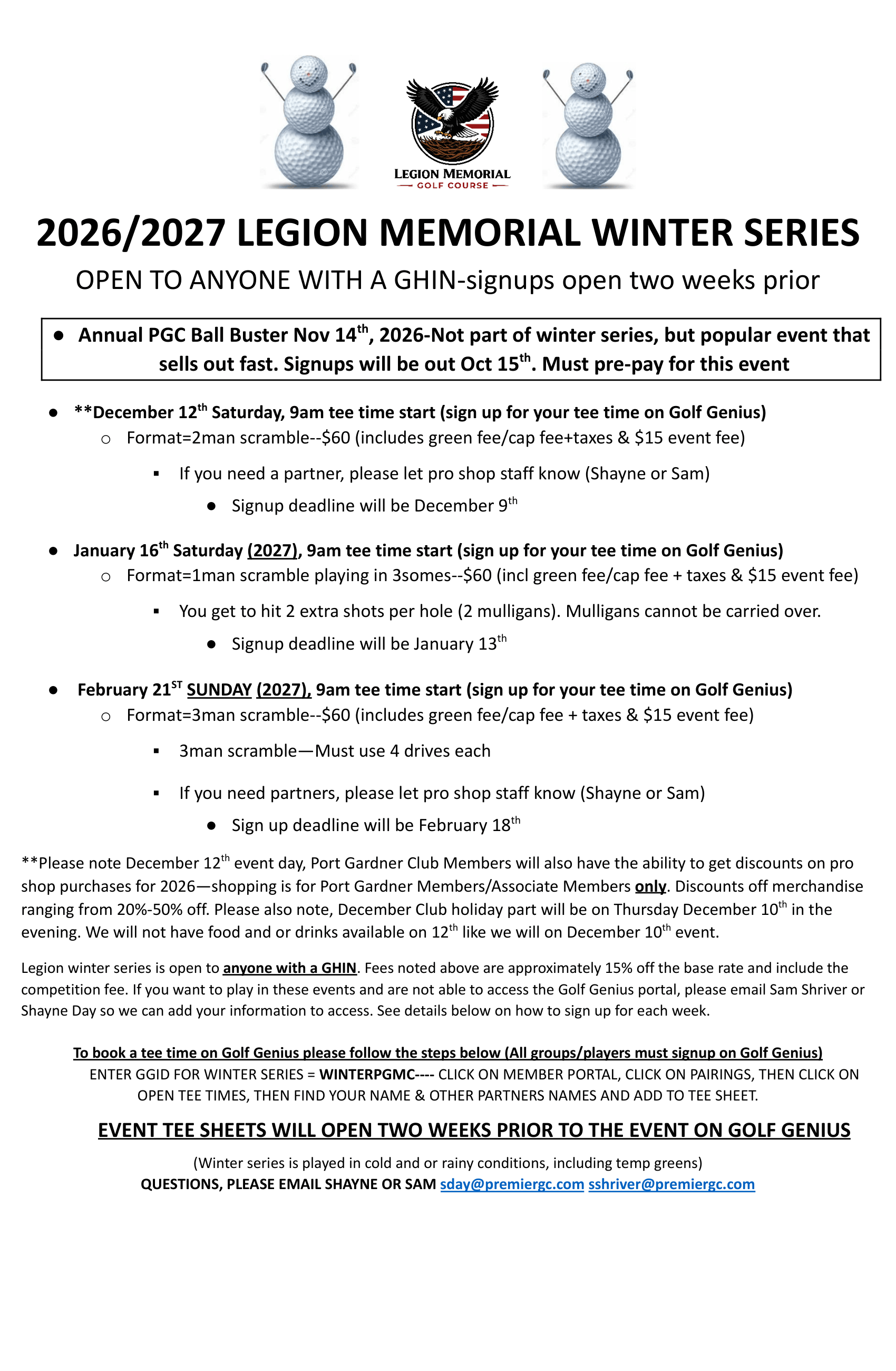 WINTER SERIES 2026-2027 FORM