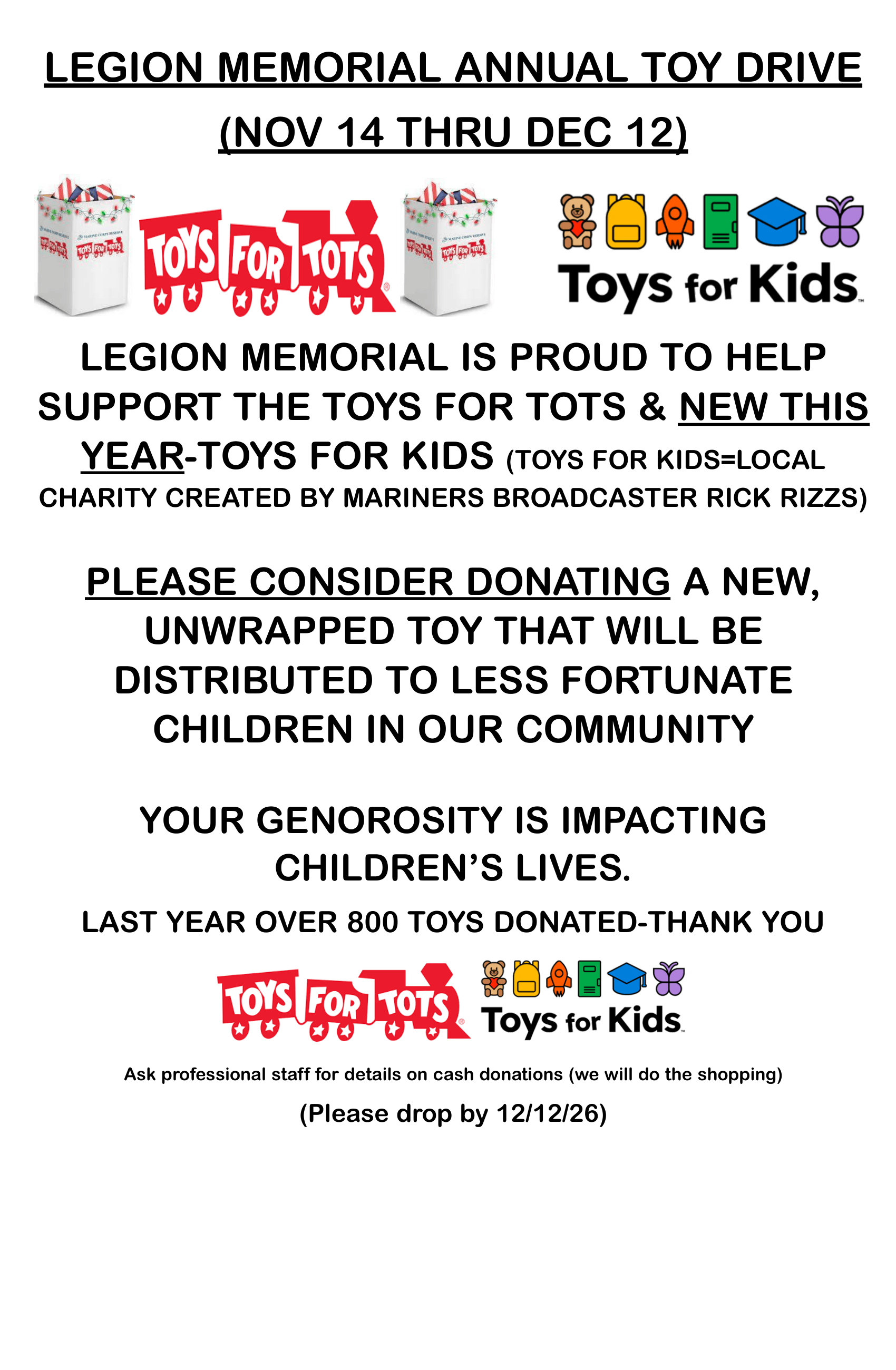 toys for tots 2026